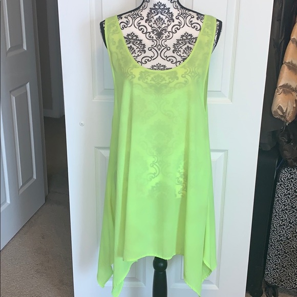 Francescas Nen Lime Swim Cover Up 